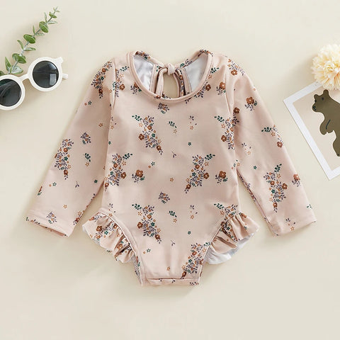 Ruffle Backless Bodysuit for Toddlers - For a Elegant Summer Look! Teeny Pandas