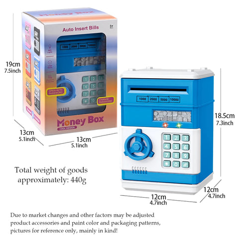 ATM Password Piggy Bank – Electronic Money Saving Box for Kids
