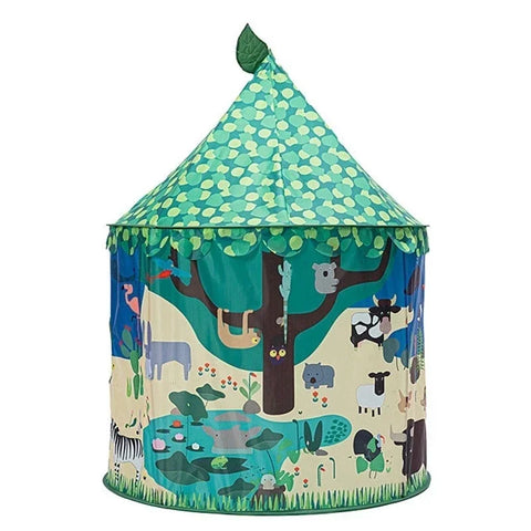Portable Forest Kids Play Tent - Folding Toy House for Indoor and Outdoor Fun