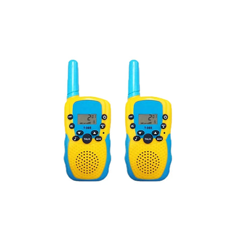 2 Walkie Talkie for Kids – 22 Channels, 2 Way Radios, LCD Backlit Screen, Flashlight