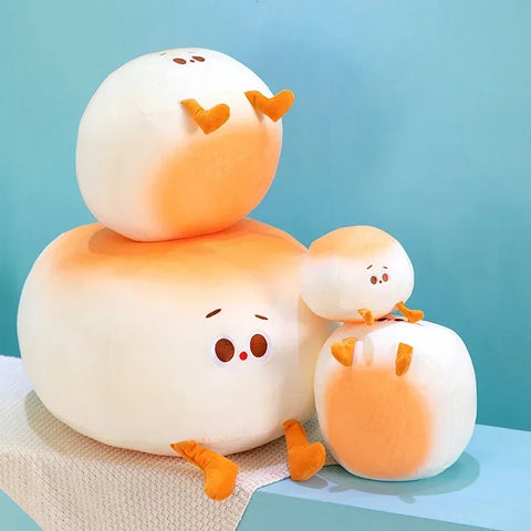 Cute and Soft Steamed Bun Pillow Plushies