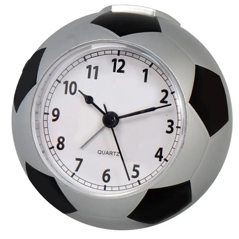 Soccer Ball Alarm Clock - Silent 3D Football Shaped Clock for Students and Kids