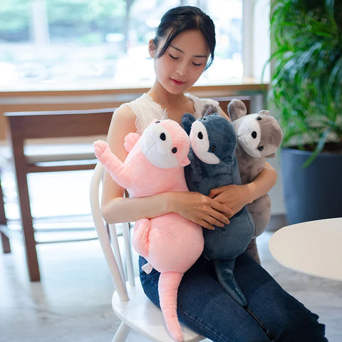 Lovely Otter Plush Toy – Realistic Stuffed Wild Animal Doll