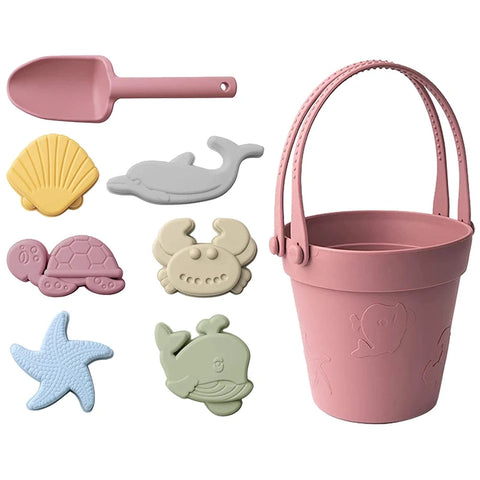 Kids Silicone Beach Toys Set - Durable, Eco-Friendly Fun Teeny Pandas