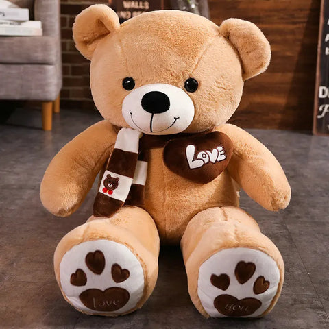 Ultra-Soft Bear Plush Pillow – Cuddly Companion