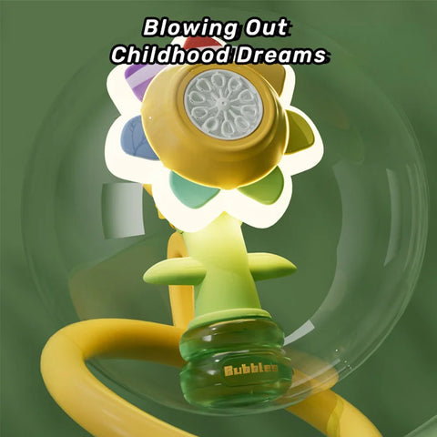 Sunflower Bubble Machine Toy - Endless Fun, Endless Bubbles!