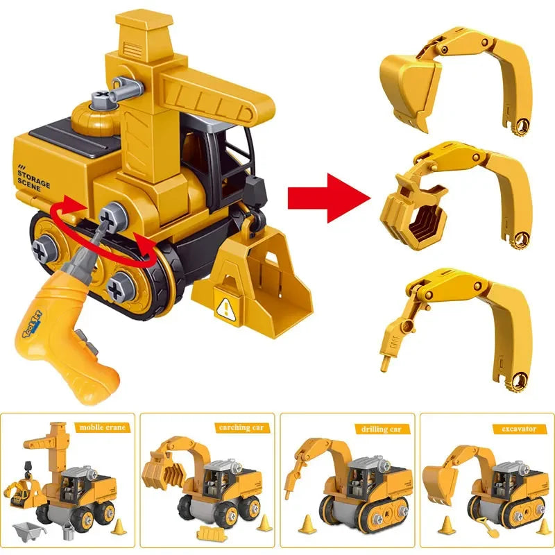 Master Builder Engineer Set for Kids - Create a Fun Engineering Experience! Teeny Pandas