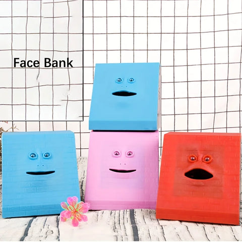 Fun Face Piggy Bank – Interactive Coin-Eating Money Box for Kids
