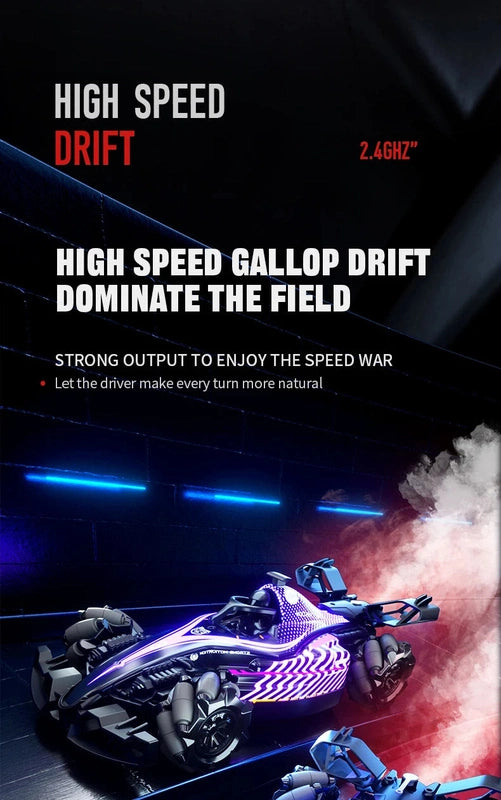 Gesture Sensing Stunt RC Car with 360 Drifting & Realistic Effects - product detail view 8
