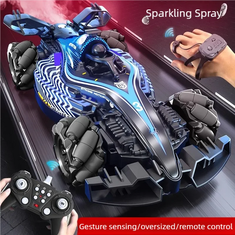Dual Control RC LED Supercar  - High-Speed Stunt Drift!