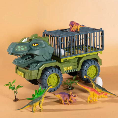 Interactive Dinosaur Engineering Vehicle Set for Kids Teeny Pandas