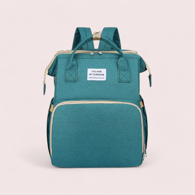Multifunctional Nappy Backpack with Portable Crib – Convenience Meets Comfort for Parents on the Go Teeny Pandas