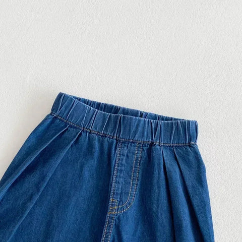 Kids Loose Jeans – Fashionable Denim Wide-Leg Trousers for Boys & Girls