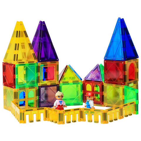 Magnetic Community Figures - 4pcs Toy People Magnetic Tiles Accessories!