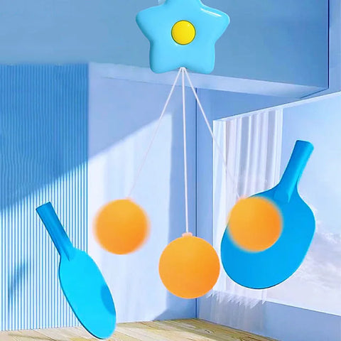 Hanging Table Tennis Game Set - Engage in Fun and Active Play! Teeny Pandas