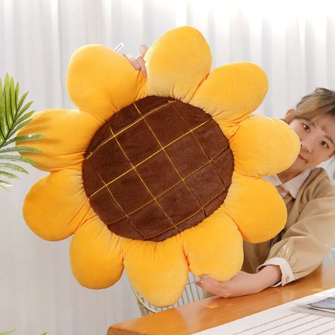 Stuffed Soft Plant Sunflower Plush Toy – Cute Plush Cushion
