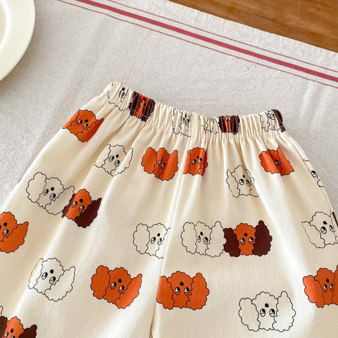 Printed Harem Pants for Kids - Summer Casual Loose Trousers