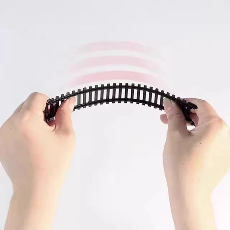 Electric Train Toy with Light & Track Assembly Teeny Pandas