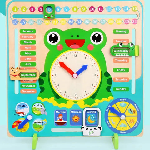 Montessori Wooden Calendar – Hands-On Learning for Kids Teeny Pandas