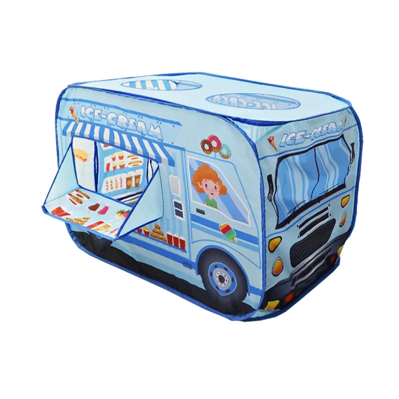 Kids Vehicle Play Tents – Firetruck, Ice Cream Truck & Police Van & More! Teeny Pandas