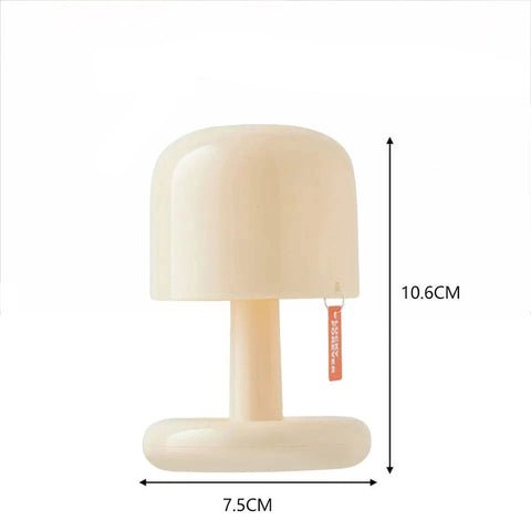 Sunset Mushroom Night Light LED Table Lamp – USB Rechargeable Mood Light