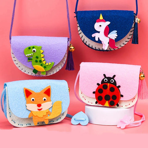 Kids' Creative Crossbody Bag for Toddlers - Cute and Stylish! Teeny Pandas