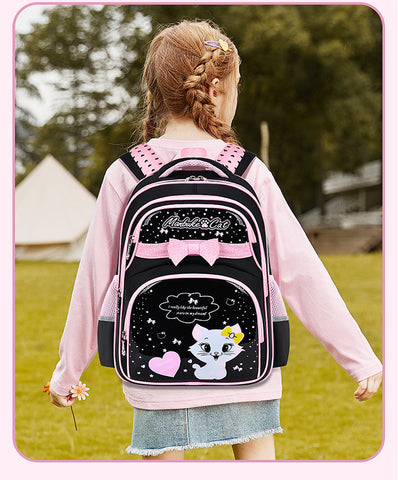 Cute Kitten Backpack for School