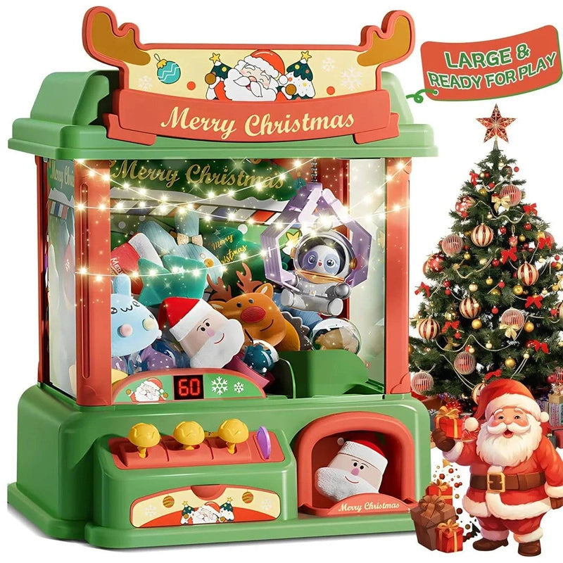Mini Christmas Claw Machine for Kids - Holiday Fun, Excitement & Learning Teeny Pandas