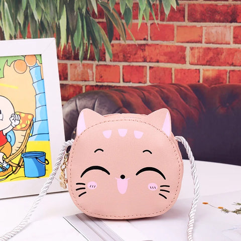Cute Cat Cartoon Crossbody Bag