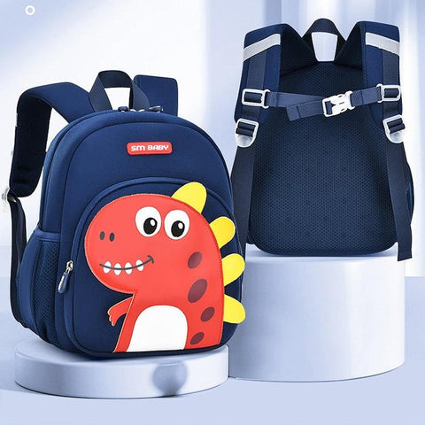 Cute 3D Cartoon Dinosaur School Bag for Boys & Girls