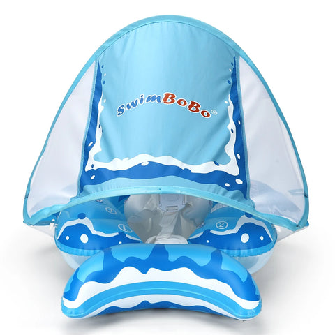 Baby Swimming Floater with Sunshade Canopy – Safe & Fun Water Float for Babies Teeny Pandas