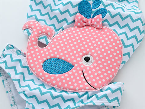Cute One-Piece Swimsuit for Toddler Babies