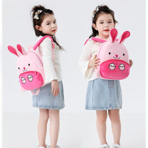 Cute Cartoon Animal Series Plush Backpack for Kids