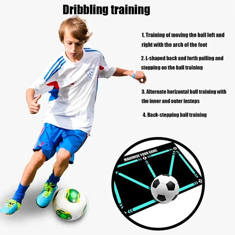 Kids Soccer Training Mat - Boost Coordination & Fun Teeny Pandas