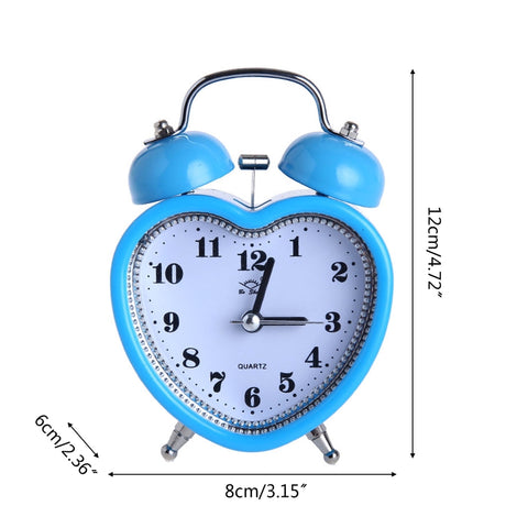 Heart-shaped Creative Alarm Clock with Night Light - Perfect Personalized Gift