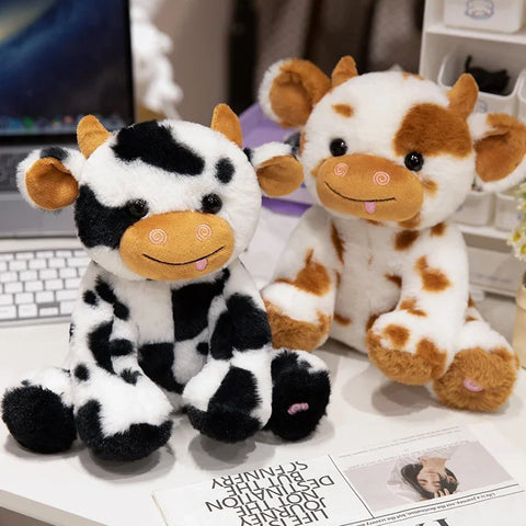 Kawaii Glowing Cow Plush Toy – LED Light-Up Stuffed Animal