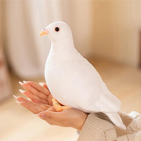 Lifelike Bird Plush Toys – Simulation Pigeon and Dove Stuffed Animals