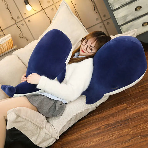 Super Soft Plush Blue Whale Stuffed Animal Toy – Ideal Birthday Gift for Kids