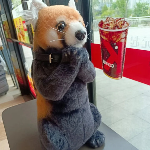 Kawaii Wild Animal Plush Doll - Standing Plush Otter Toy