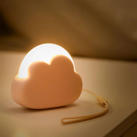Cute Cloud Night Light – Mini USB Rechargeable LED Night Lamp for Kids