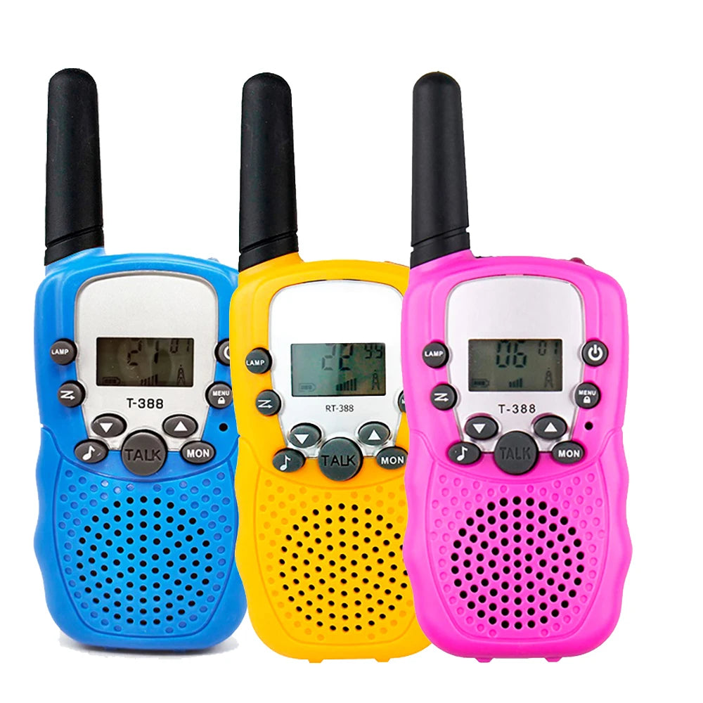 Ultimate Kids Walkie-Talkie Set - color option in blue, yellow, red