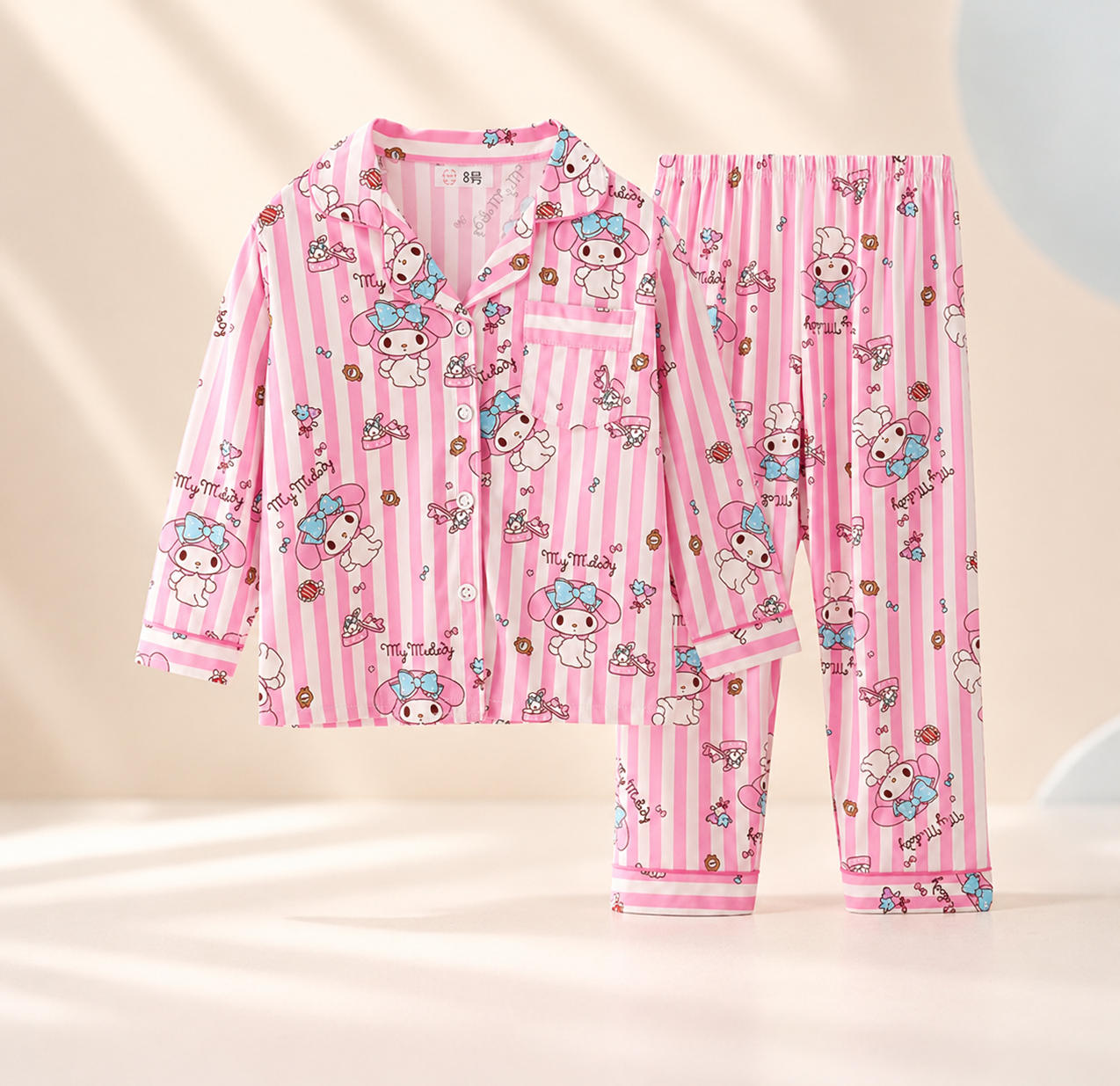 Cute Kids Pajama Set - pajama set product photo