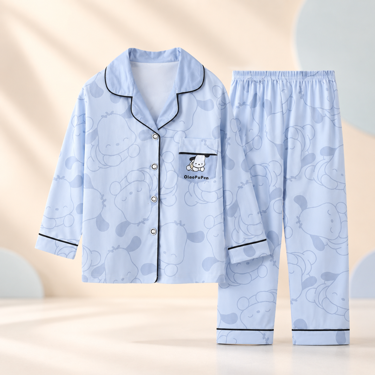 Cute Kids Pajama Set - product detail view 4