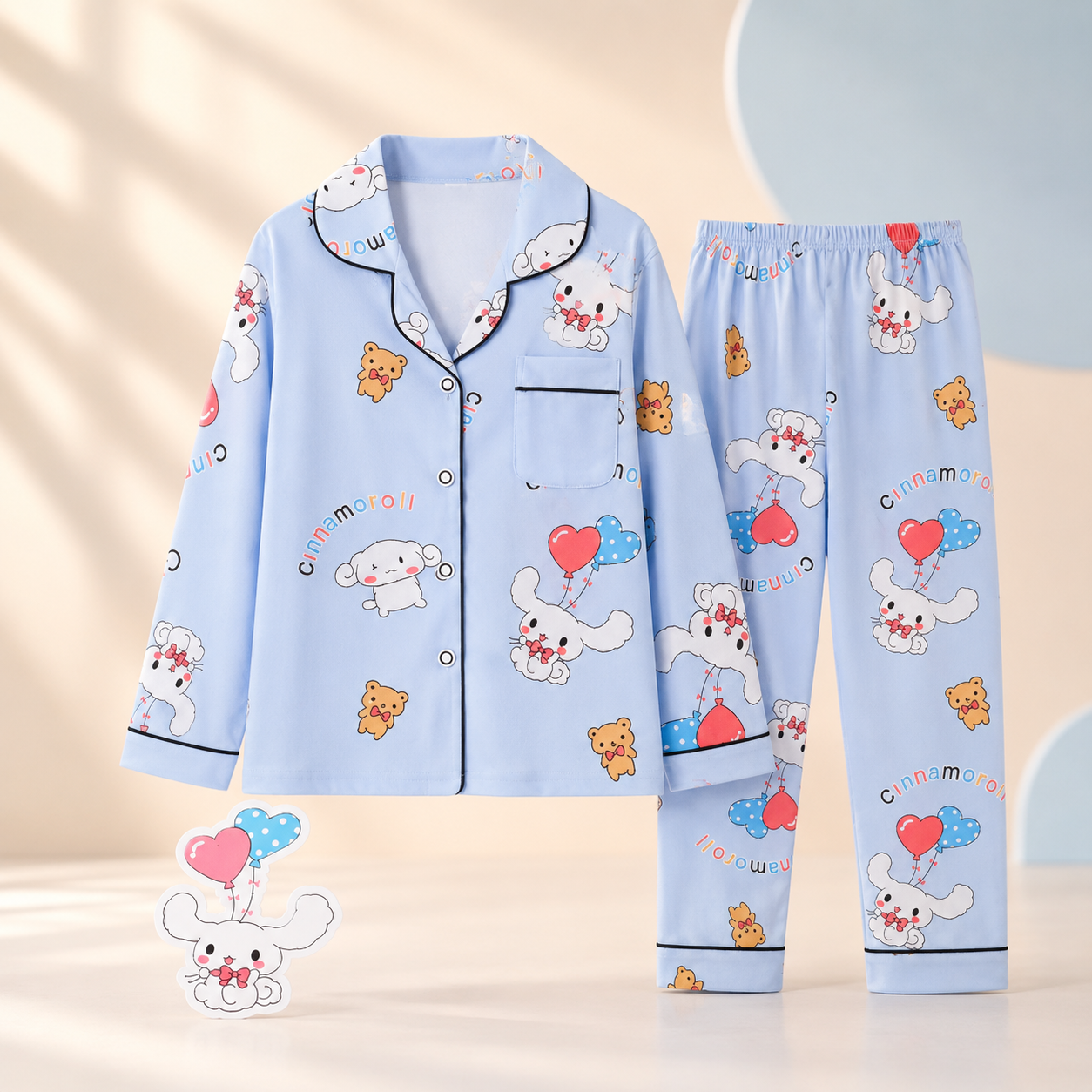 Cute Kids Pajama Set - product detail view 6