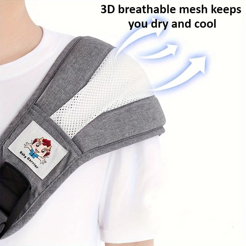 Breathable Baby Sling Carrier - product detail view 5