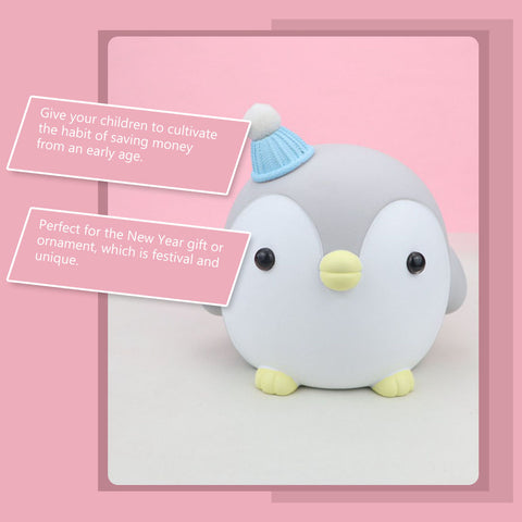 Penguin Piggy Bank – Cute Money Box for Children & Home Decor