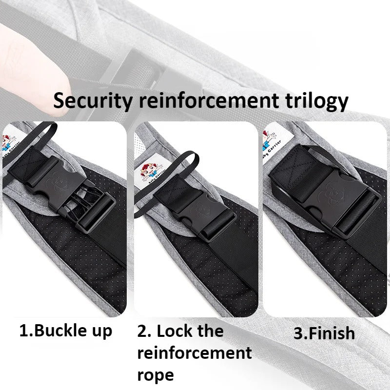 Breathable Baby Sling Carrier - product detail view 7