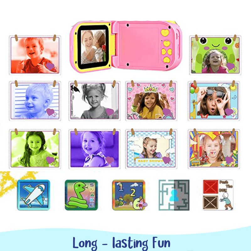 Kids Digital Video Camera– Capture Moments with Fun & Ease! Teeny Pandas