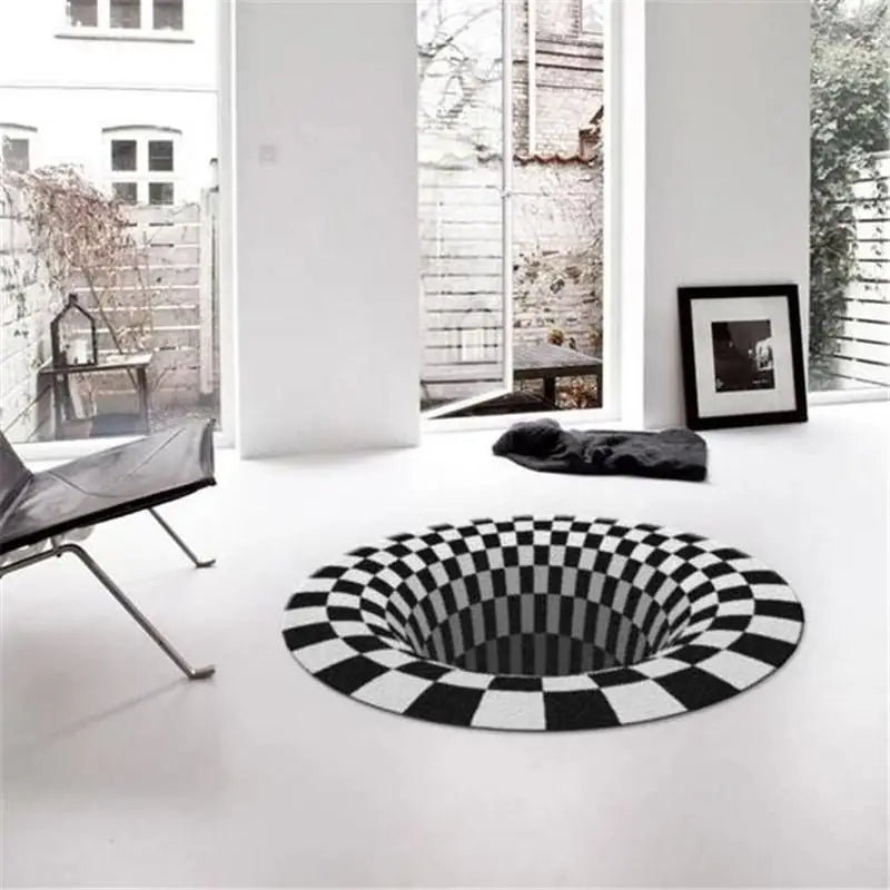 Vortex Illusion Rug – Playful & Cozy Rug for Kids’ Spaces Teeny Pandas