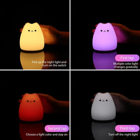 GlowKitty LED Lamp – The Cutest Desk Companion Teeny Pandas